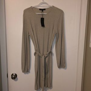 Dynamite bubble sleeve moussu dress